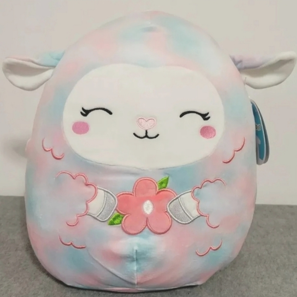12" Lula Easter Sheep Lamb NWT Kellytoy HTF Exclusive Canada 2022 Squishmallow